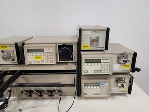 Thumbnail image of Gilson Aspec XL4  HPLC System - 305 Pump, 805 Manometric Module, 811C Mixer Lab