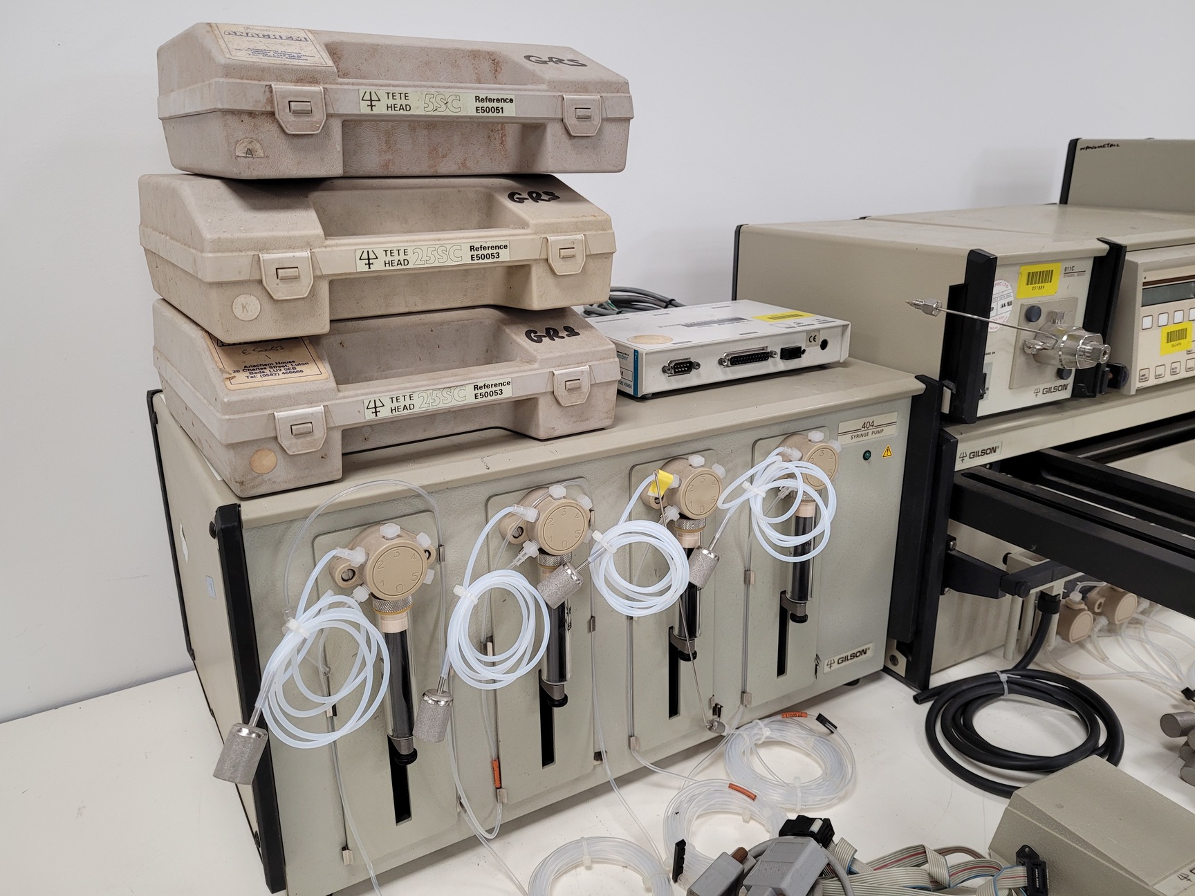 Image of Gilson Aspec XL4  HPLC System - 305 Pump, 805 Manometric Module, 811C Mixer Lab