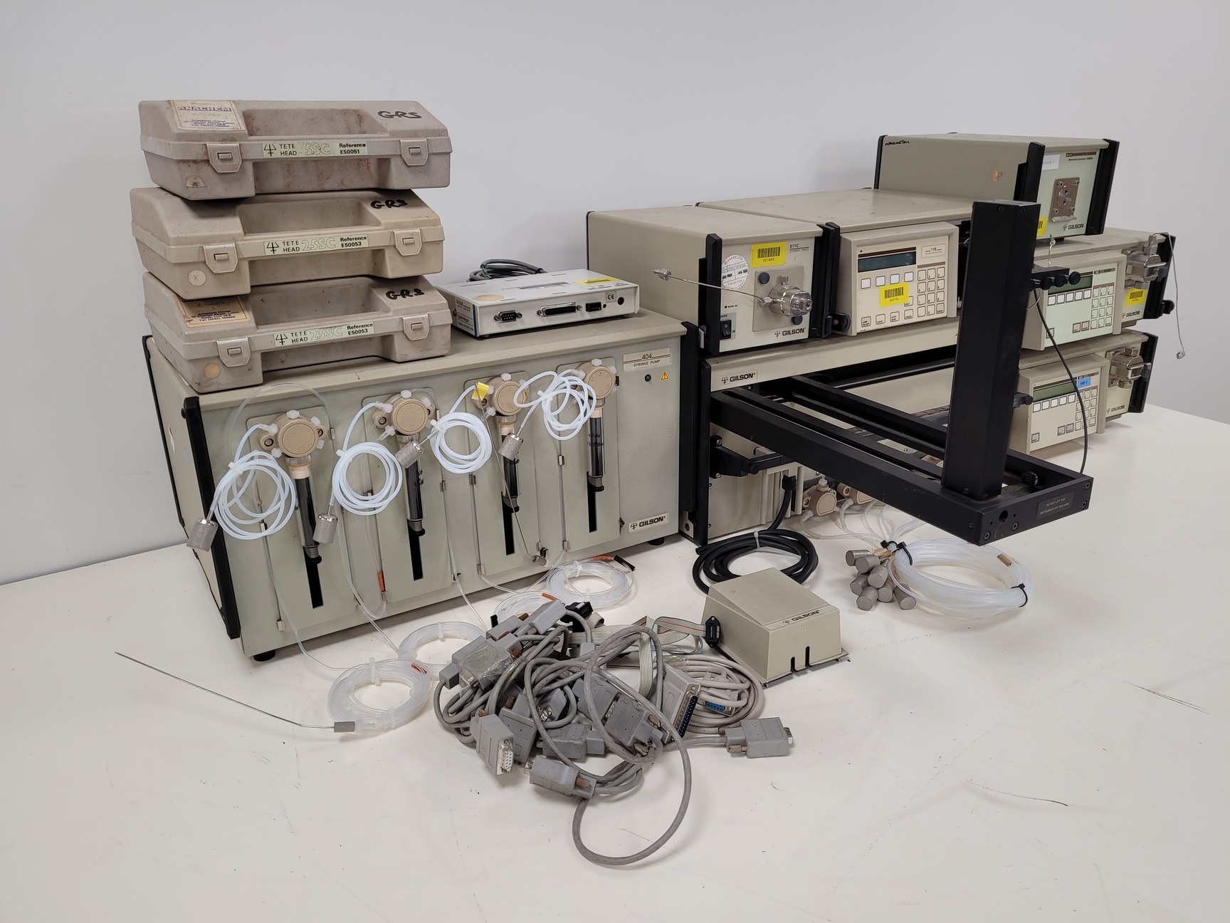 Image of Gilson Aspec XL4  HPLC System - 305 Pump, 805 Manometric Module, 811C Mixer Lab