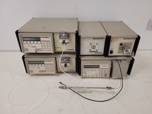 Thumbnail image of Gilson HPLC Units - 305 Pumps, 118 UV/VIS Detector, 805 Manometric Module, 811B 