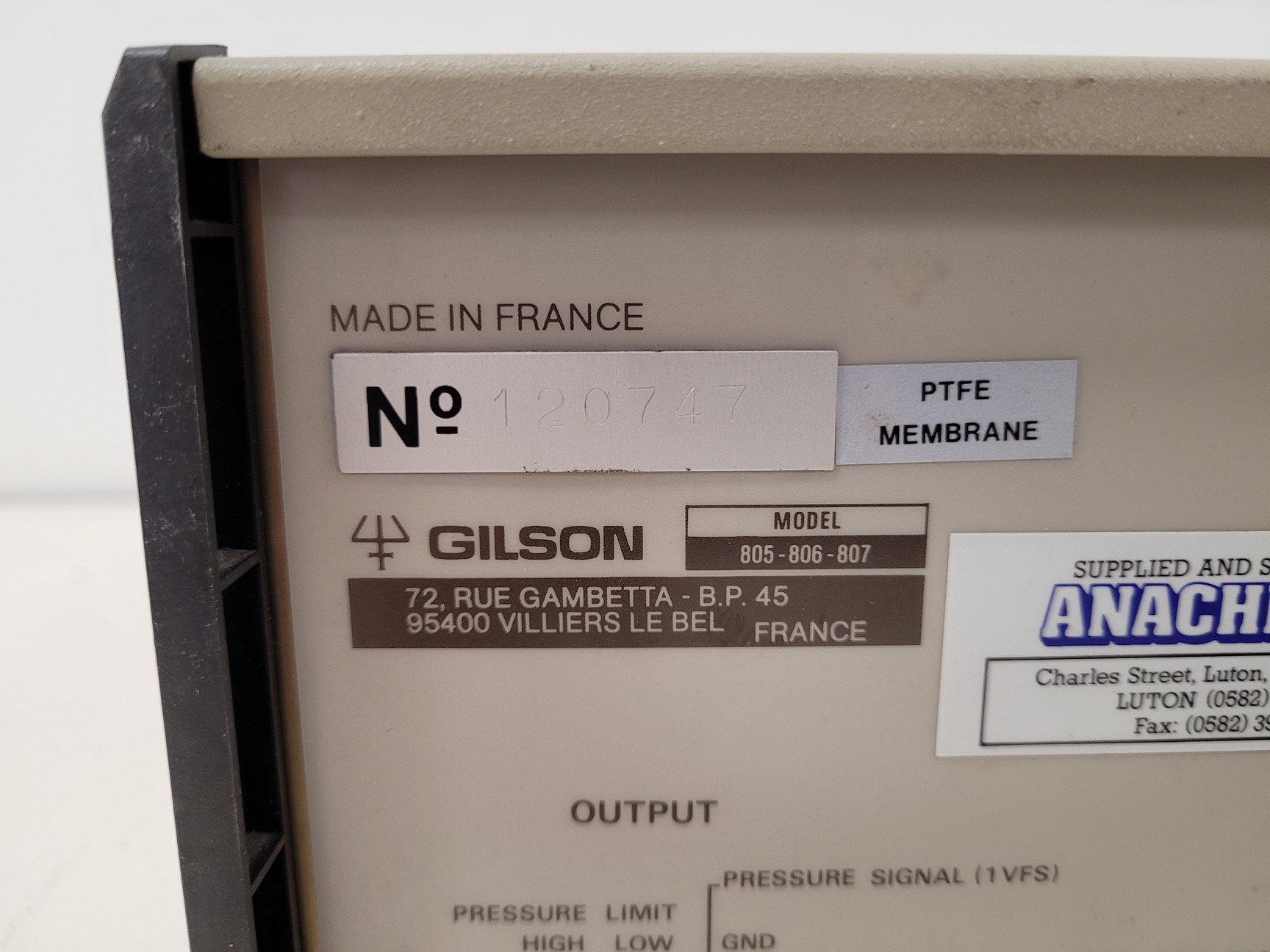 Image of Gilson HPLC Units - 305 Pumps, 118 UV/VIS Detector, 805 Manometric Module, 811B 