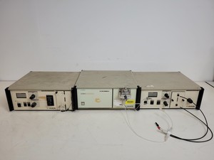 Thumbnail image of Lot of Gilson HPLC Units - 112 UV/VIS Detector, 115,  306 Pump Lab