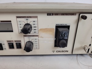 Thumbnail image of Lot of Gilson HPLC Units - 112 UV/VIS Detector, 115,  306 Pump Lab