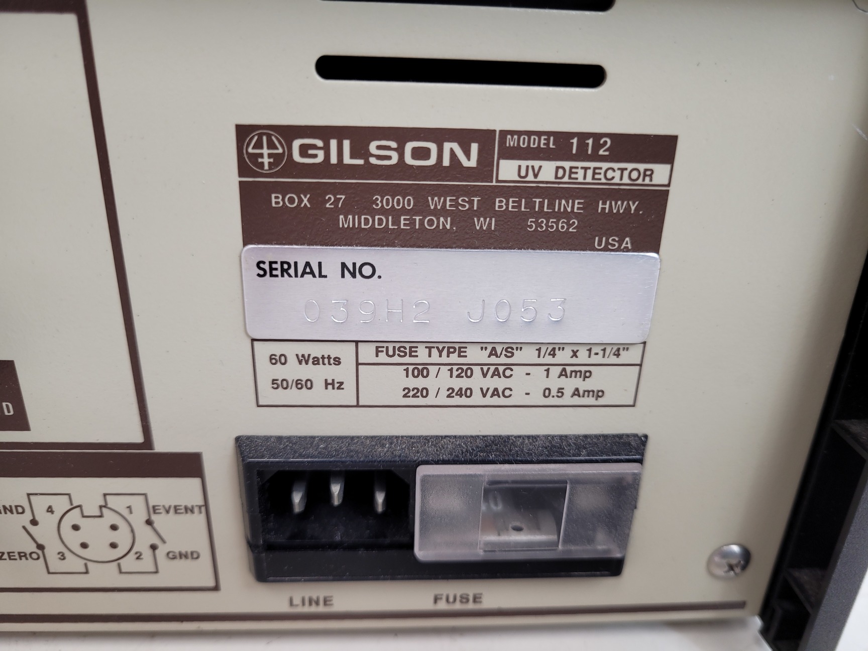 Image of Lot of Gilson HPLC Units - 112 UV/VIS Detector, 115,  306 Pump Lab