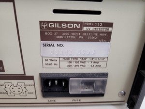Thumbnail image of Lot of Gilson HPLC Units - 112 UV/VIS Detector, 115,  306 Pump Lab