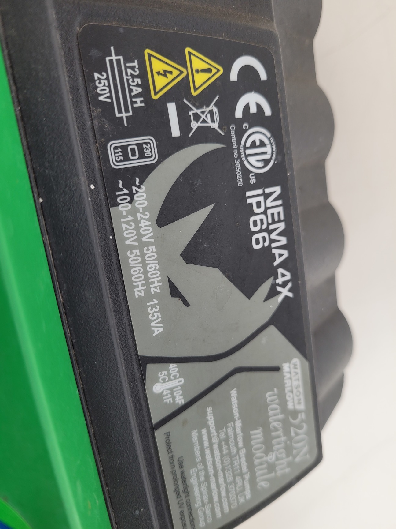 Image of Watson Marlow 520U Peristaltic Pump with Trespa Skate Lab