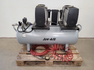 Thumbnail image of JUN-AIR Oil-Less Rocking Piston Air Compressor  Model - 2 x OF1202-150BD6