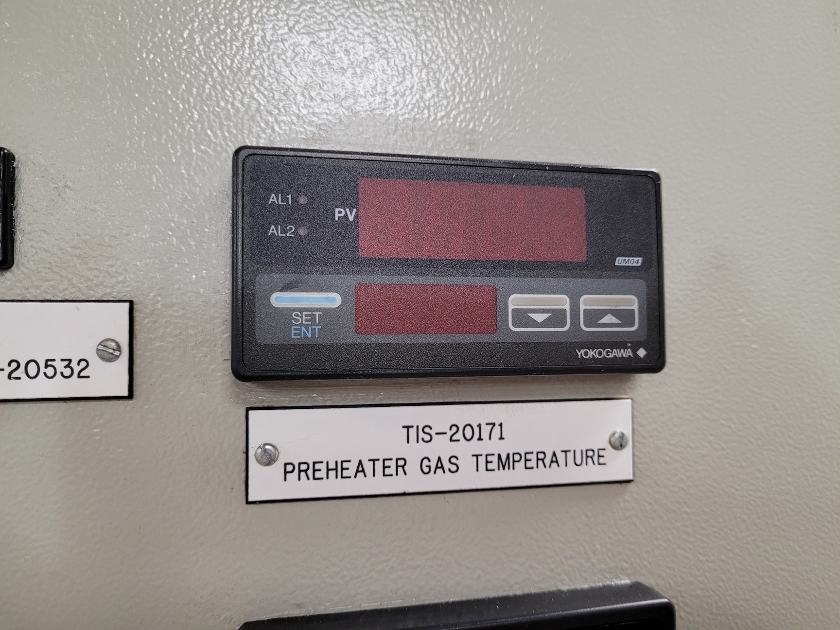 Image of Syngas Preheater Control Panel for S&N2 Reactors