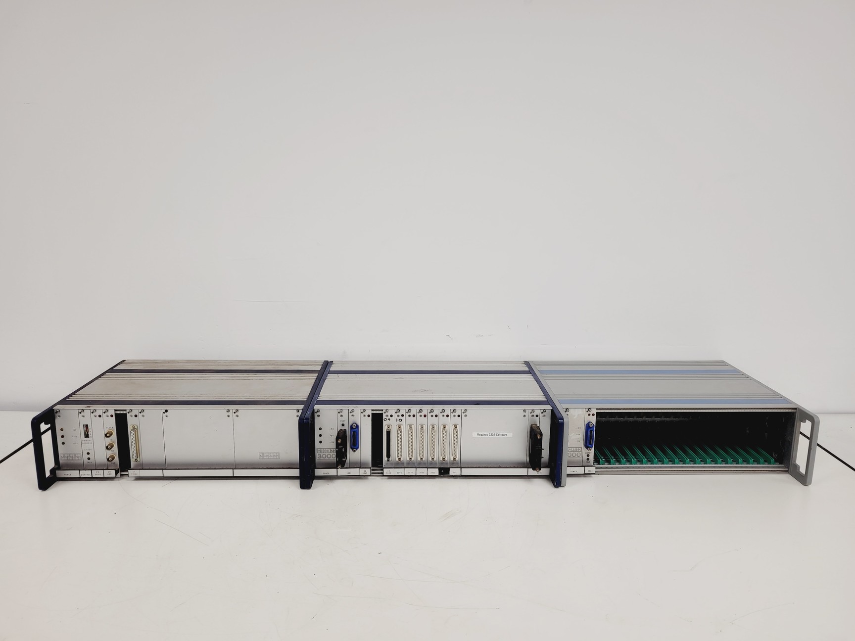 Image of 3 x Microlink Modular Rack Units - 3000 - For Measurement & Control Lab