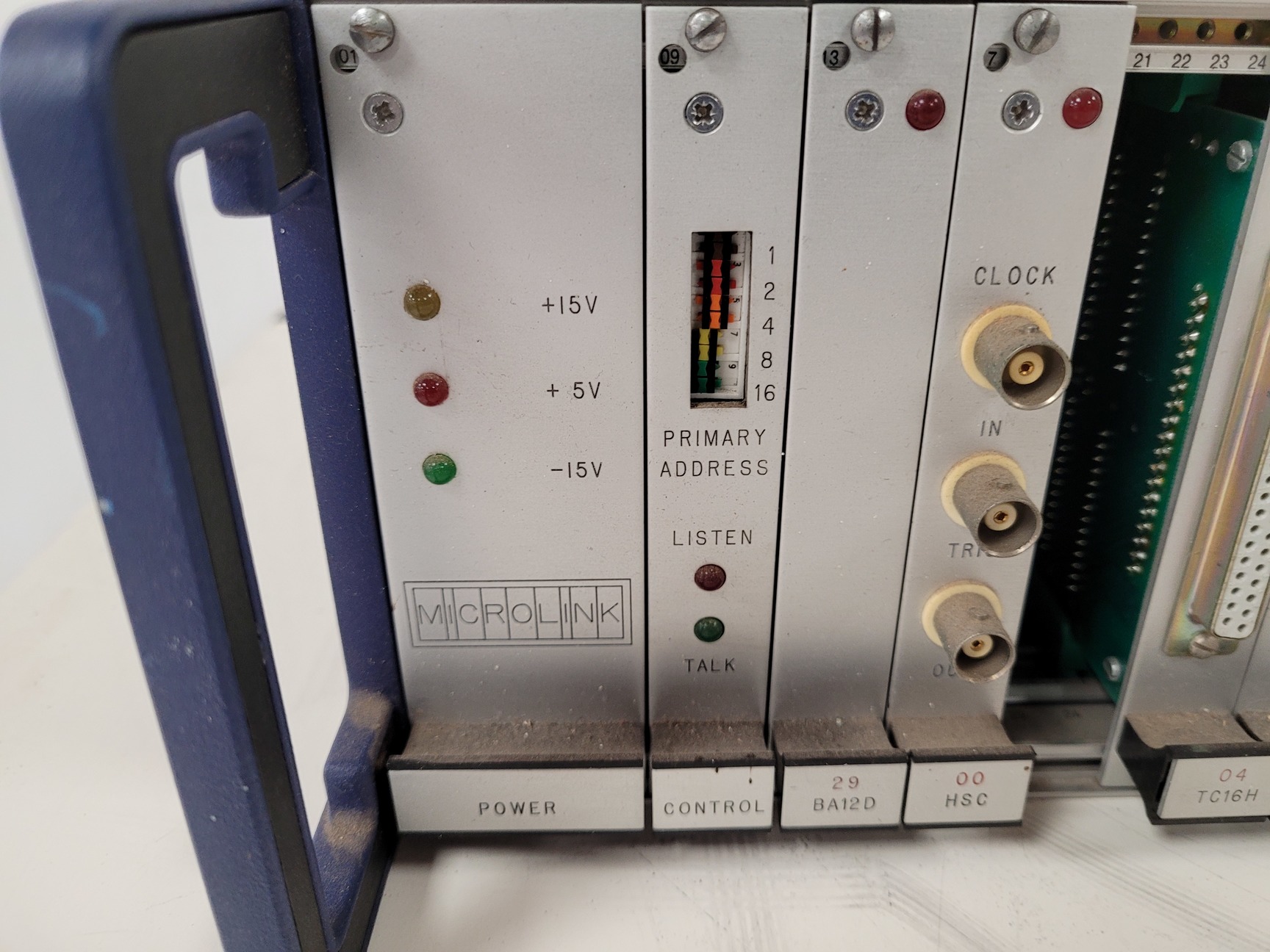 Image of 3 x Microlink Modular Rack Units - 3000 - For Measurement & Control Lab