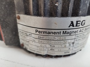 Thumbnail image of AEG Permanent Magnet AC Servo Motor  Model - BHT2202-201M PN - M42202-00M-201