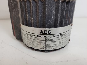 Thumbnail image of AEG Permanent Magnet AC Servo Motor  Model - BHT2202-201M PN - M42202-00M-201