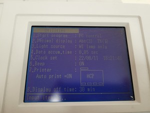 Thumbnail image of Shimadzu Camlab UV-VIS Spectrophotometer  UVmini-1240  Cat no. 206-24000-38 Lab