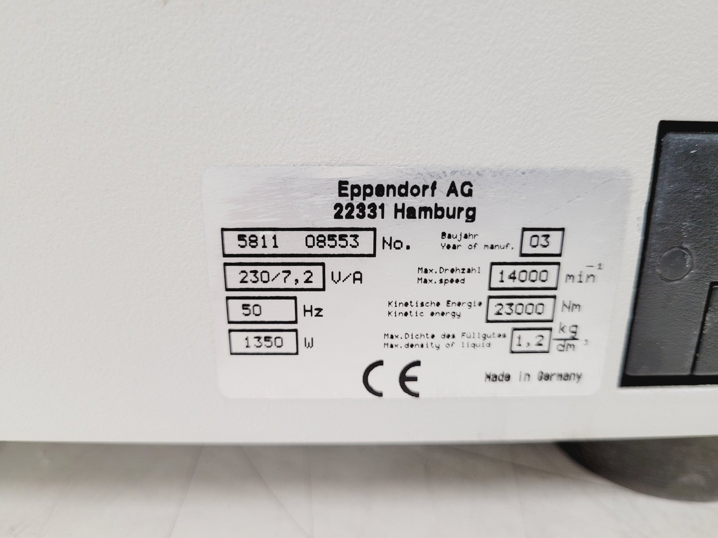 Image of Eppendorf 5810 R Refrigerated Laboratory Centrifuge w/ 4000rpm Rotor lab