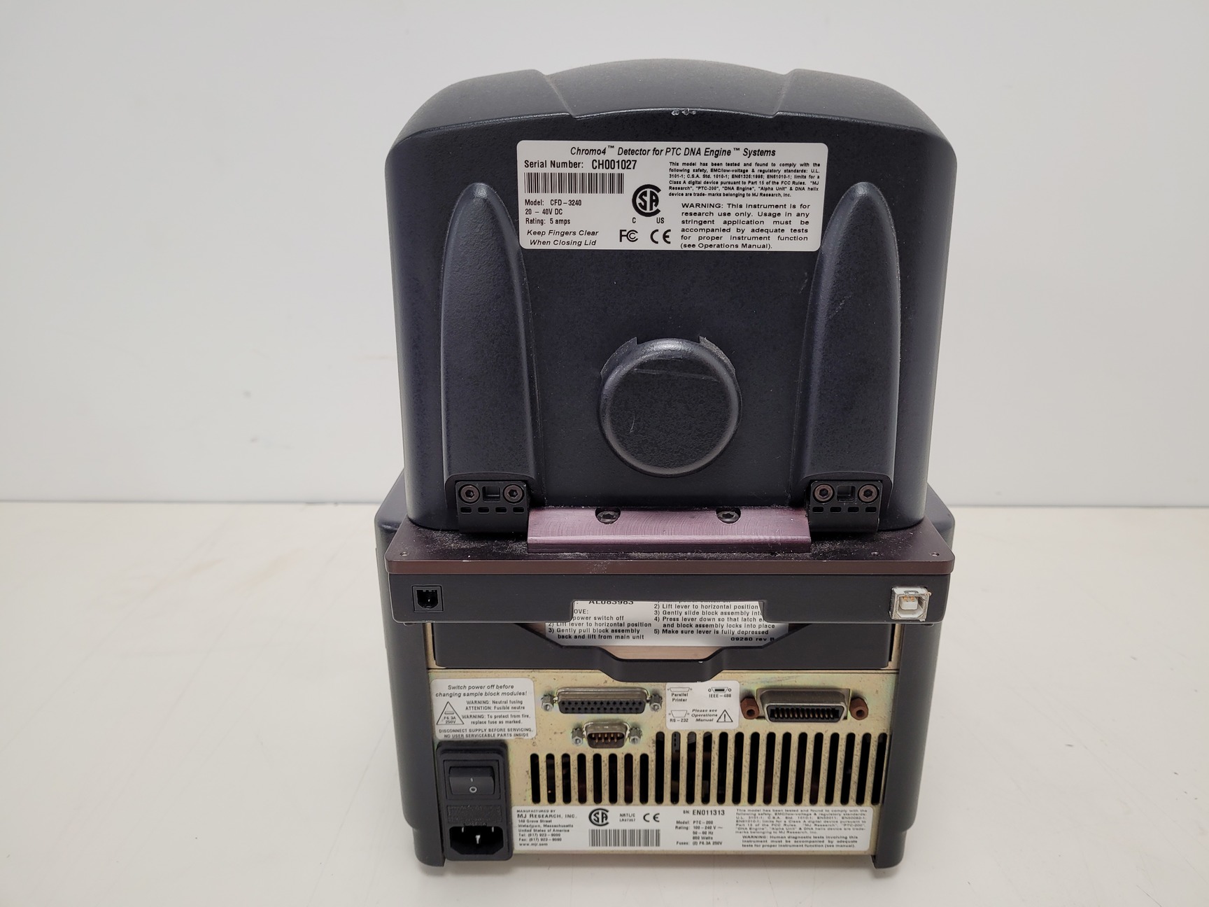 Image of MJ Research Peltier Thermal Cycler  Model - PTC-200 with 2 x Blocks Lab