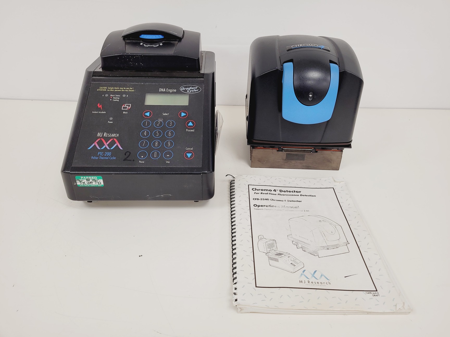 Image of MJ Research Peltier Thermal Cycler  Model - PTC-200 with 2 x Blocks Lab