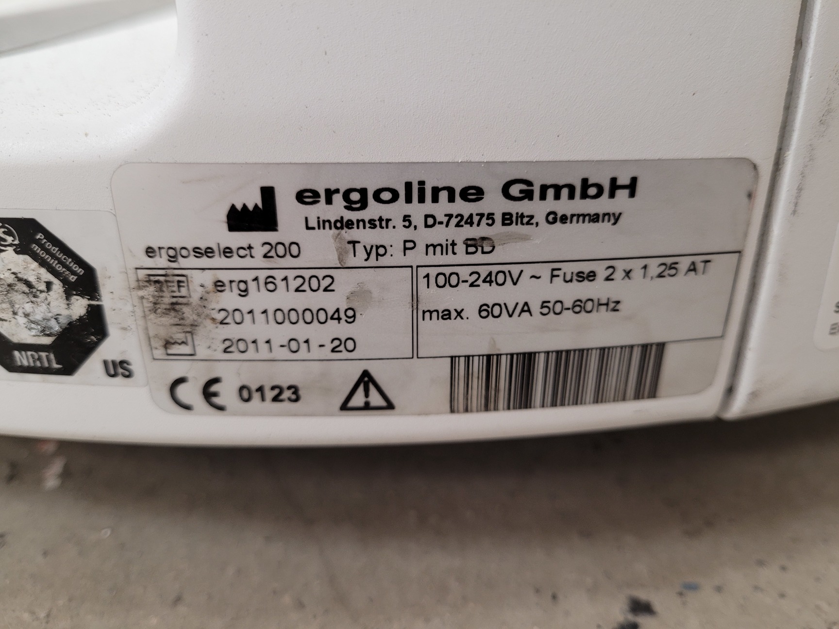 Image of Jaeger Oxycon Ergoline Ergoselect 200 System