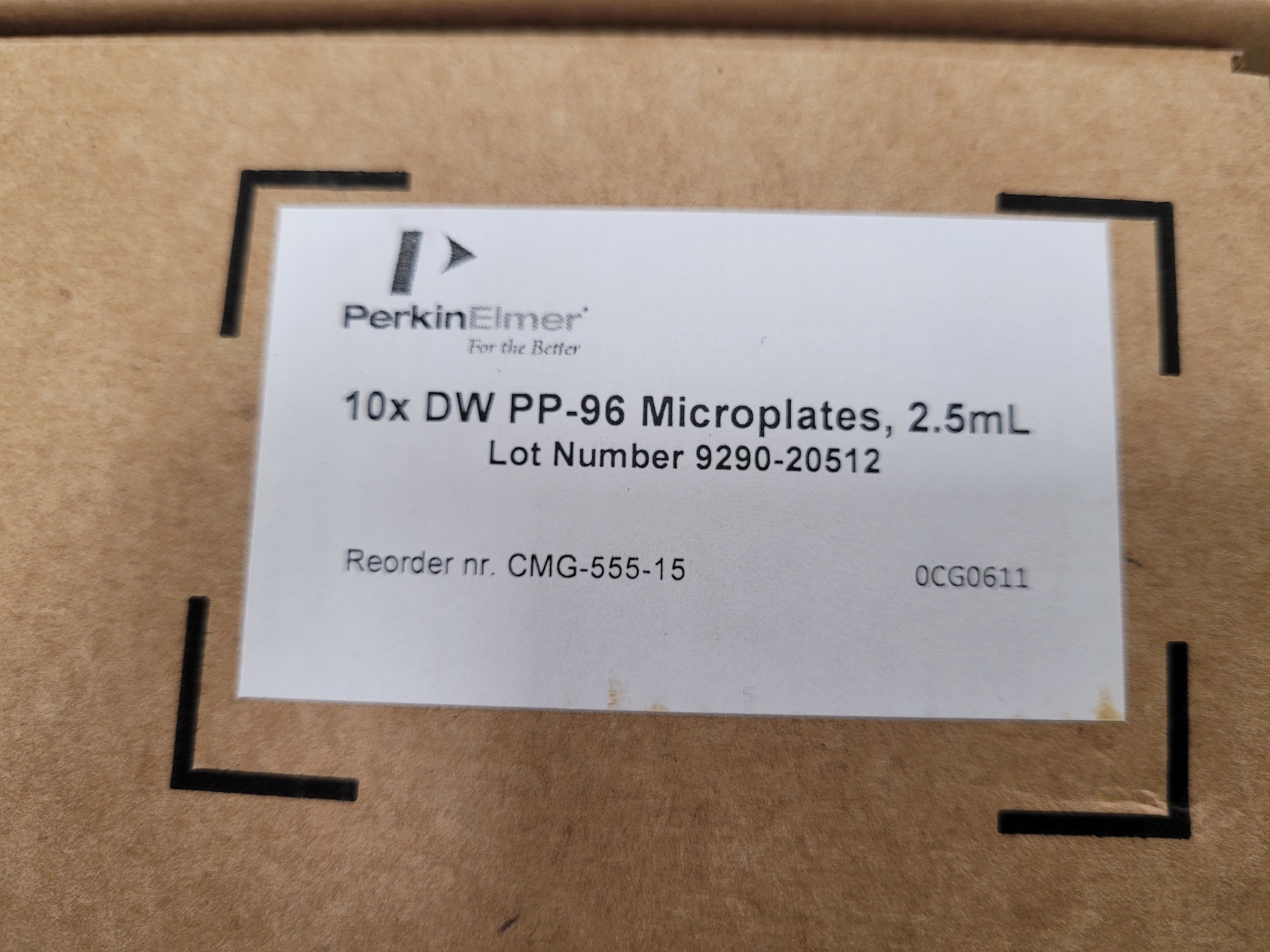 Image of 106 Boxes of Perkin Elmer 10 x DW PP-96 Microplates 2.5ml Lab