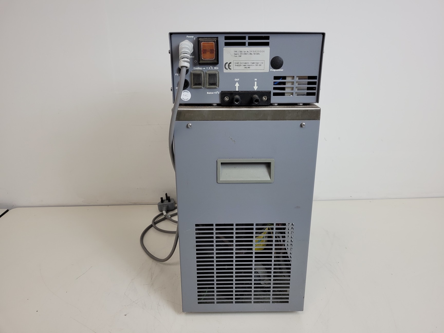 Image of Grant LTD6G Digital Recirculating Water Bath Lab Working - Faulty Display