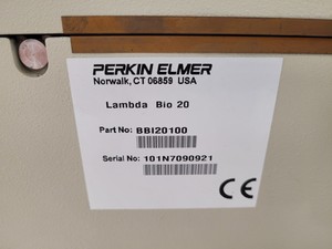 Thumbnail image of Perkin Elmer UV/VIS Spectrophotometer  Model - Lambda Bio 20 Lab