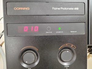 Thumbnail image of Corning 410 Flame Photometer with 850 Air Compressor & Manual Lab