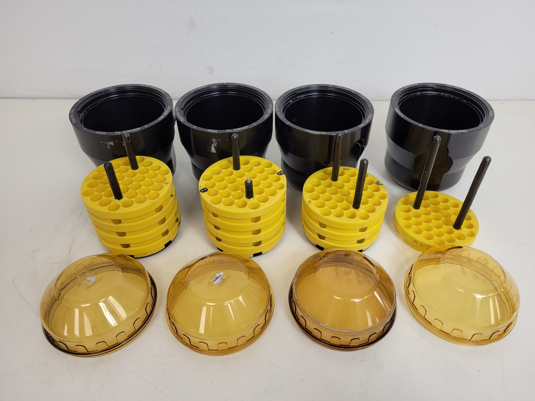 Image of Sorvall Thermo 75006441K, 75006441KL Centrifuge Buckets plus 35x5ml Adaptors