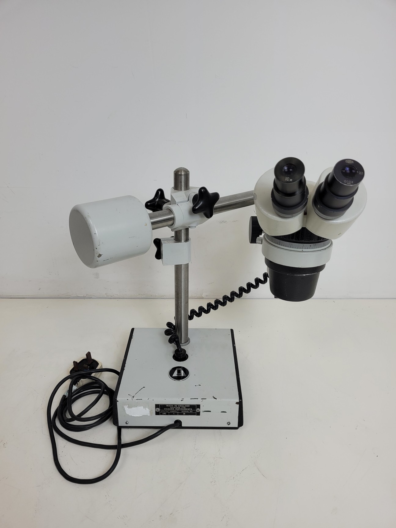 Image of Vickers Instruments Long-Arm Stereo Zoom Microscope Lab