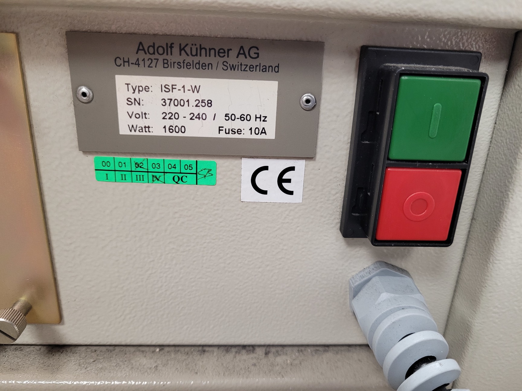 Image of Kuhner Floor Standing Laboratory Incubator Shaker  Model - ISF-1-W Lab