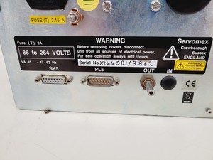 Thumbnail image of Servomex 1440 Gas Analyser Double Twin Unit Lab