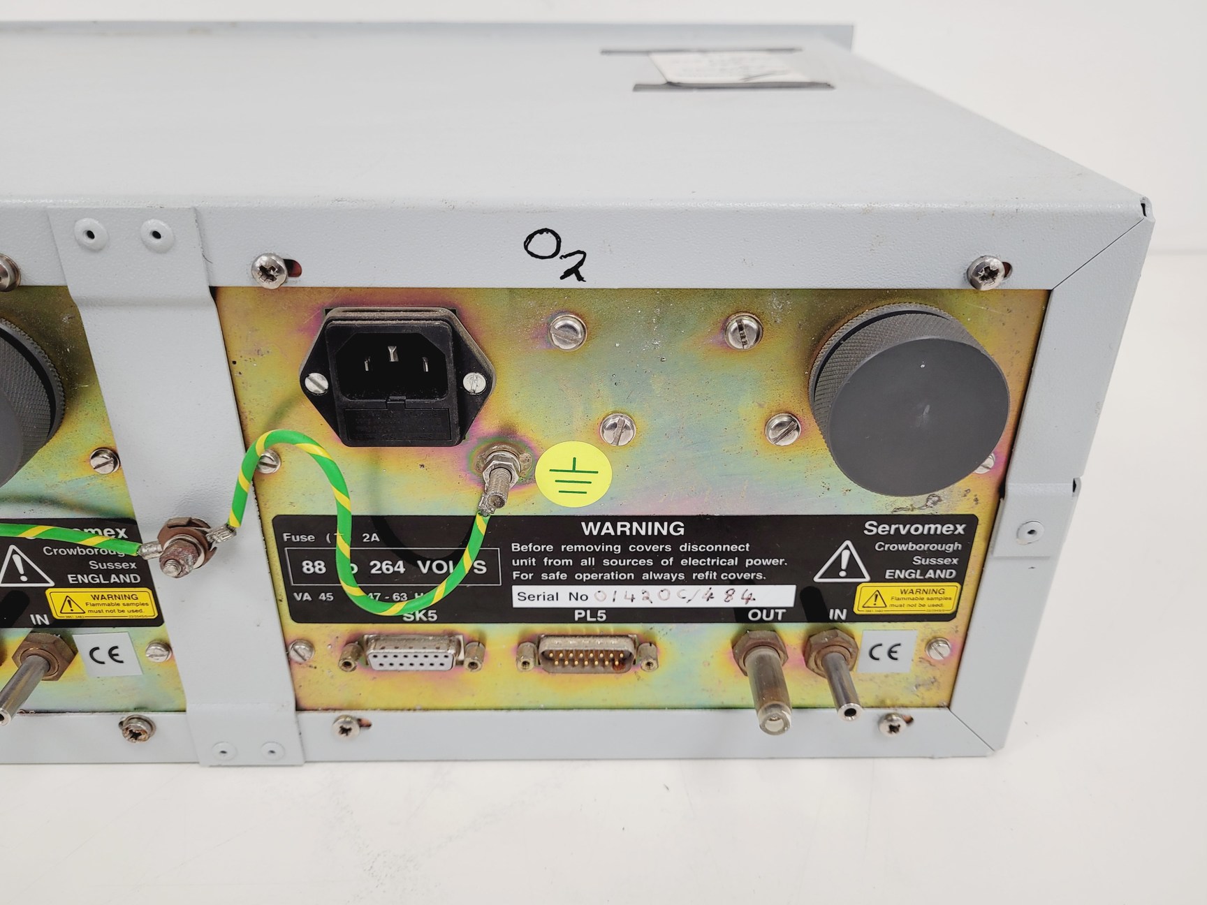 Image of Servomex 1440 Gas Analyser Twin Double Unit Lab