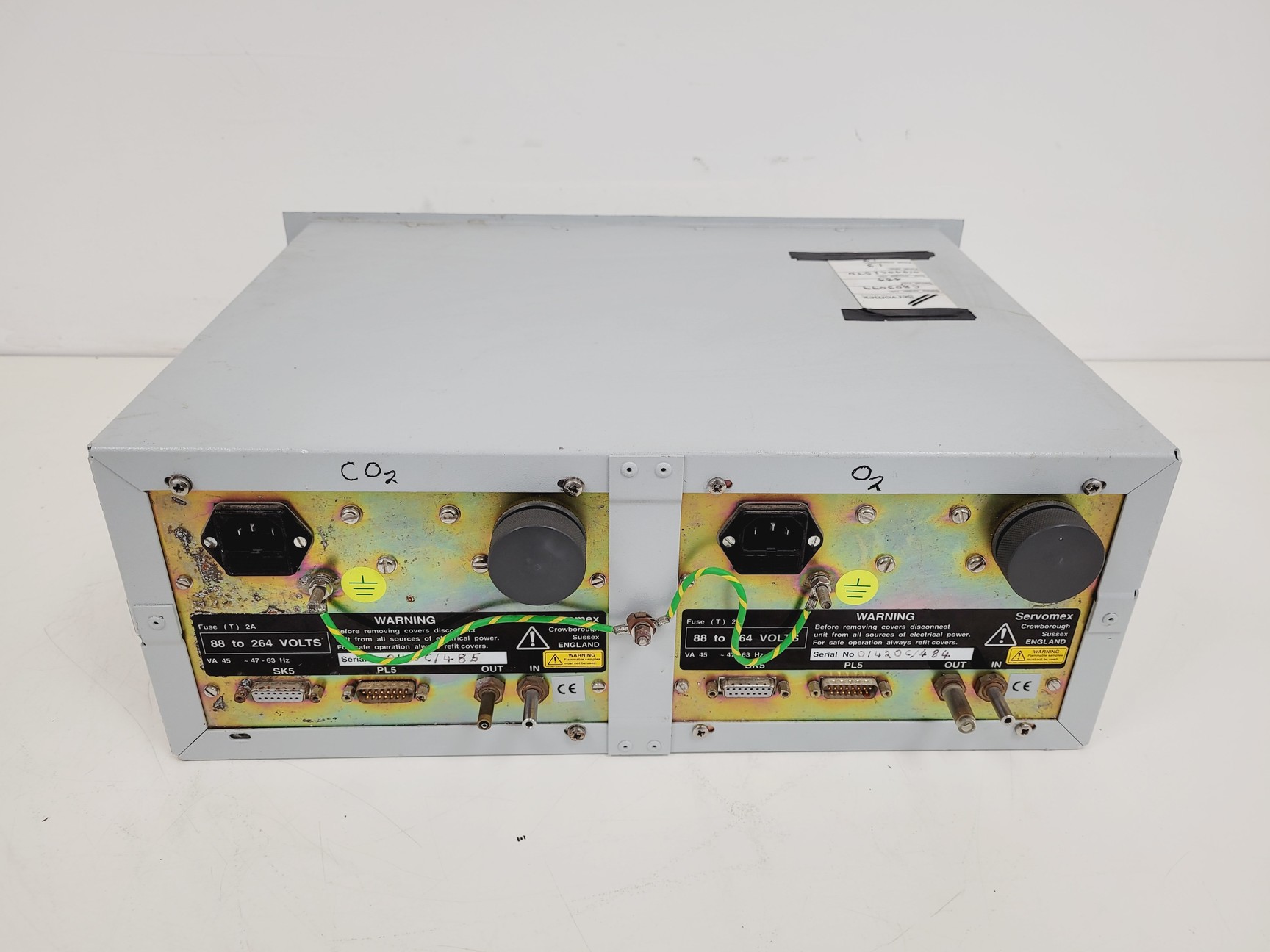 Image of Servomex 1440 Gas Analyser Twin Double Unit Lab