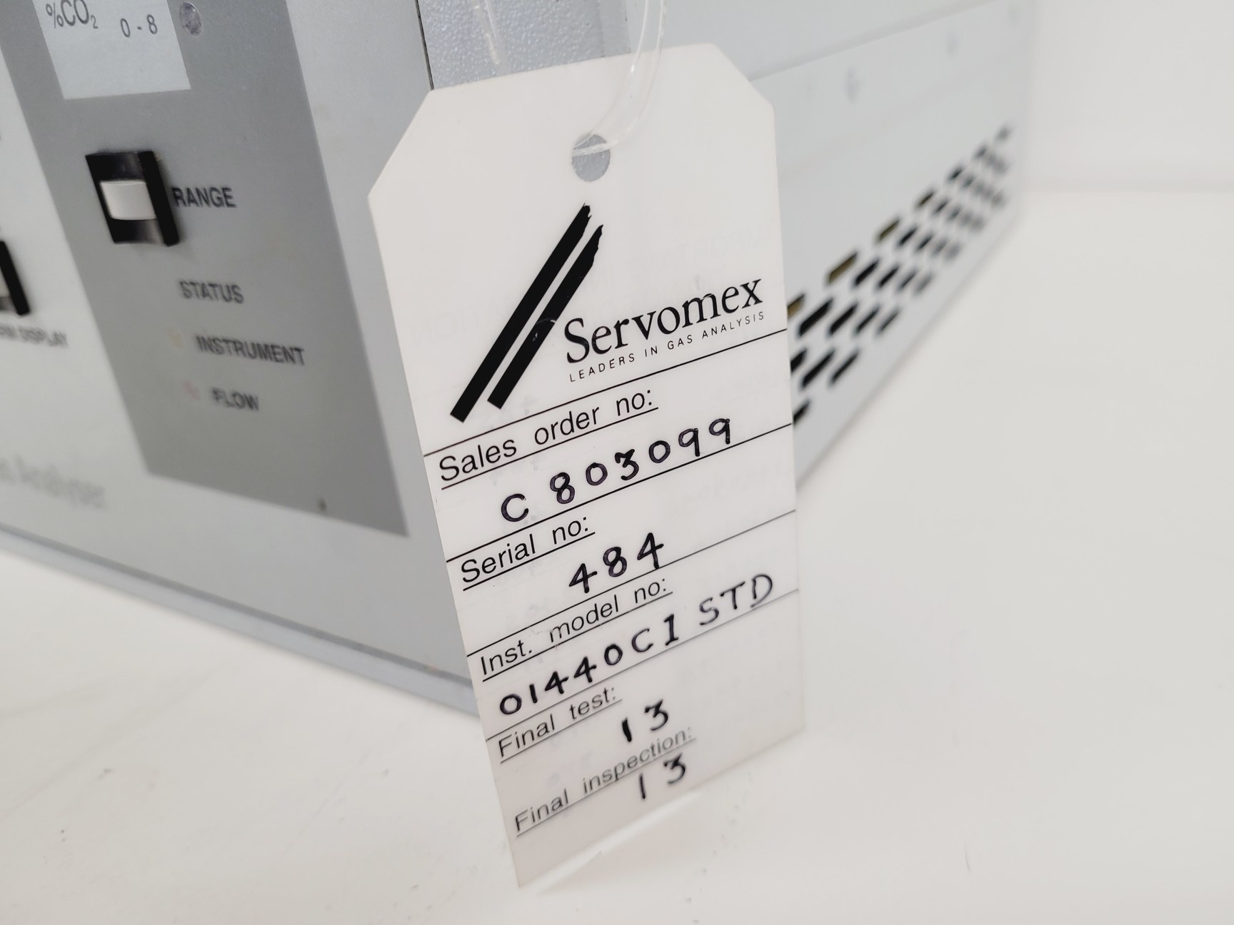 Image of Servomex 1440 Gas Analyser Twin Double Unit Lab