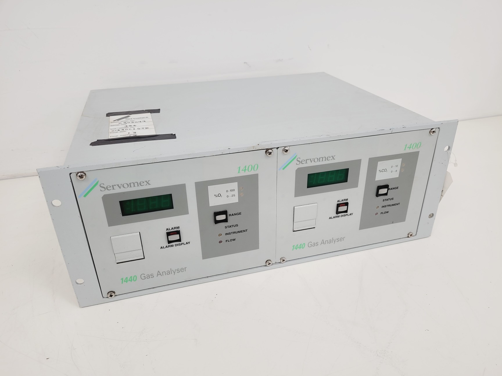 Image of Servomex 1440 Gas Analyser Twin Double Unit Lab