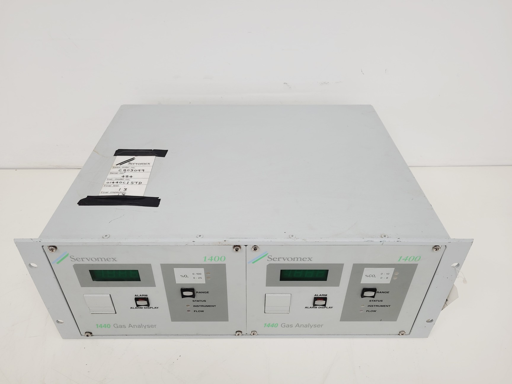 Image of Servomex 1440 Gas Analyser Twin Double Unit Lab