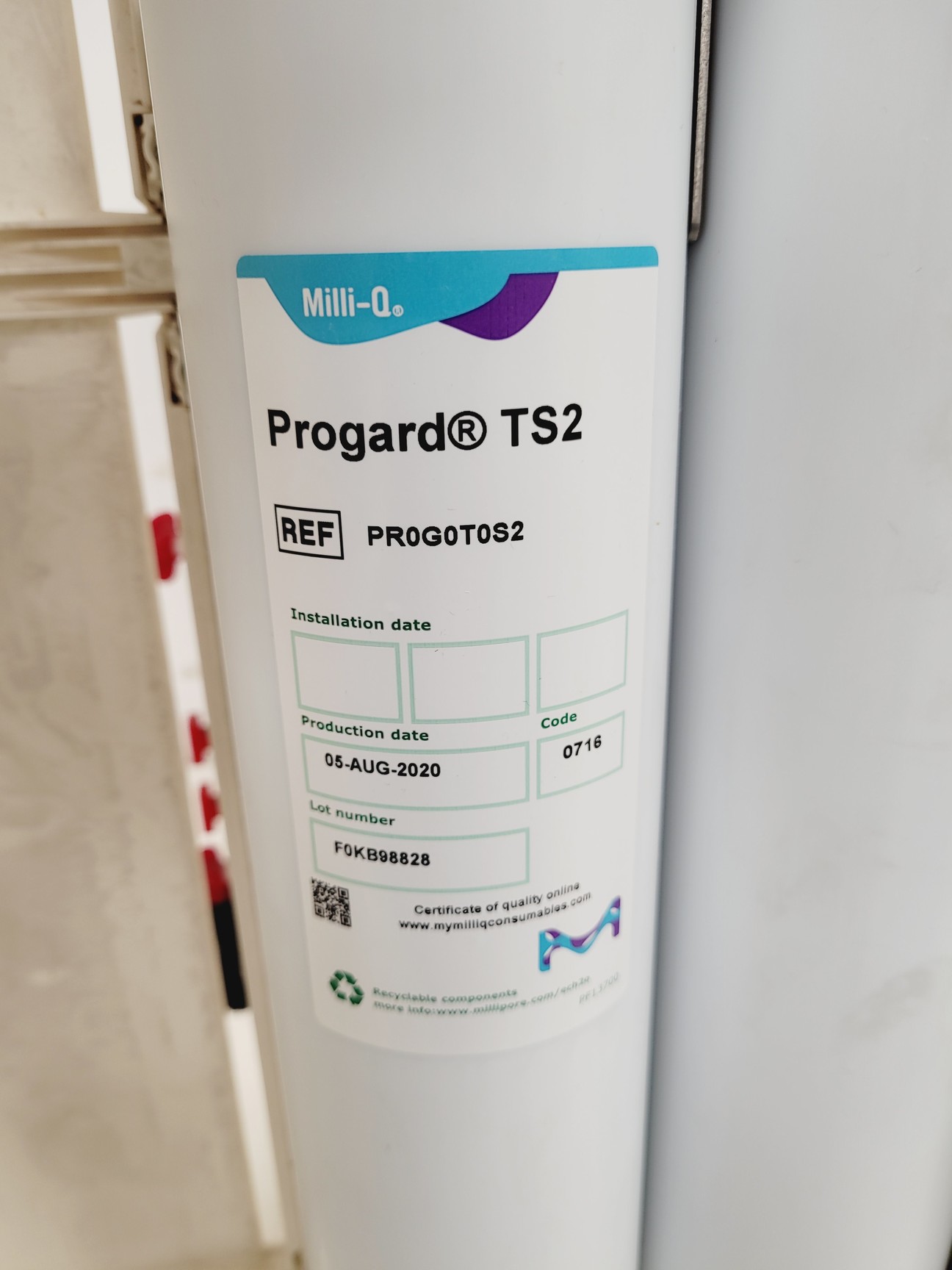 Image of Millipore Advantage 10 Water Purification System  CN ZRX0003T0 Lab