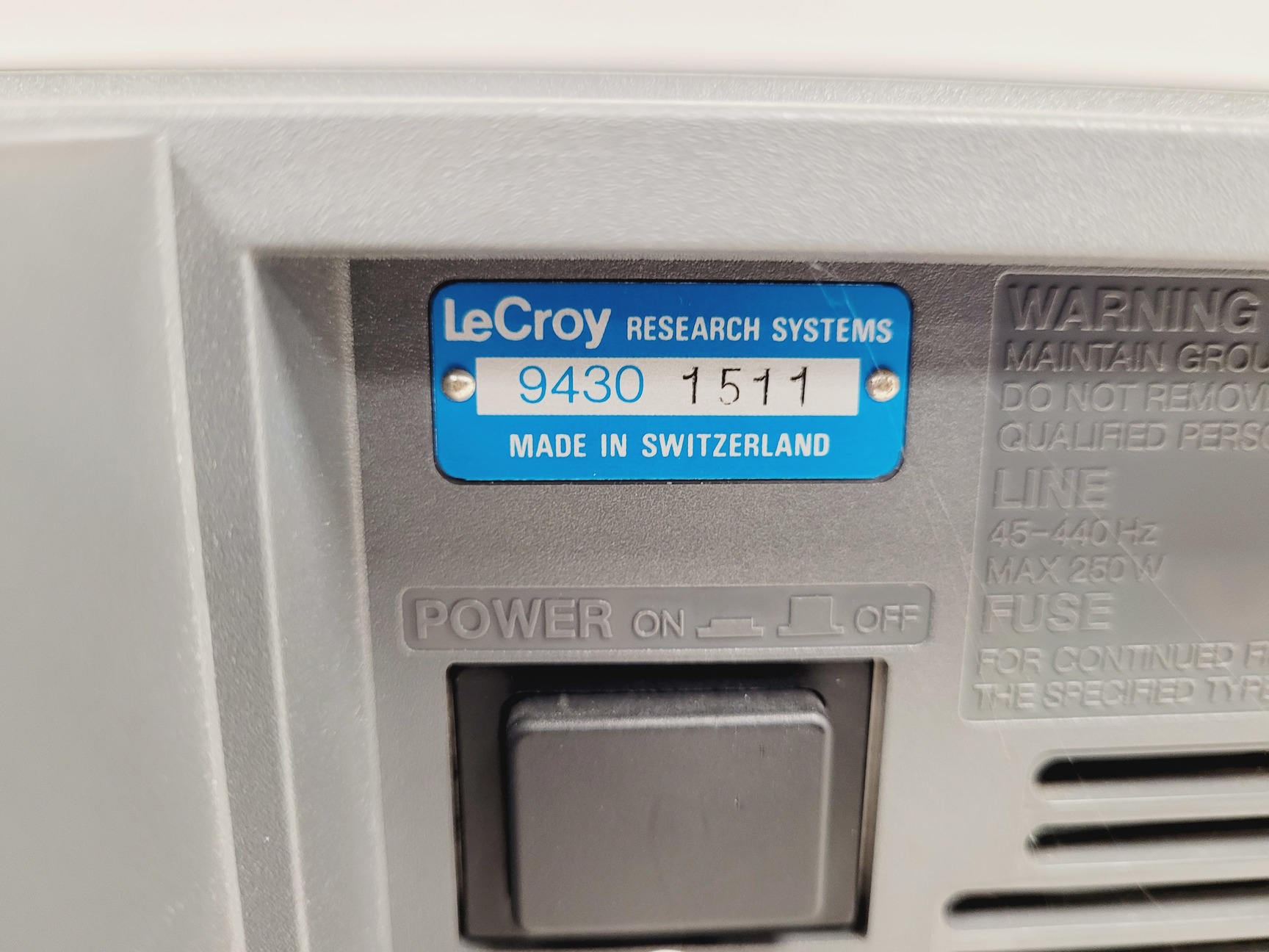 Image of LeCroy 9430 10 bit 150 MHz Oscilloscope Lab
