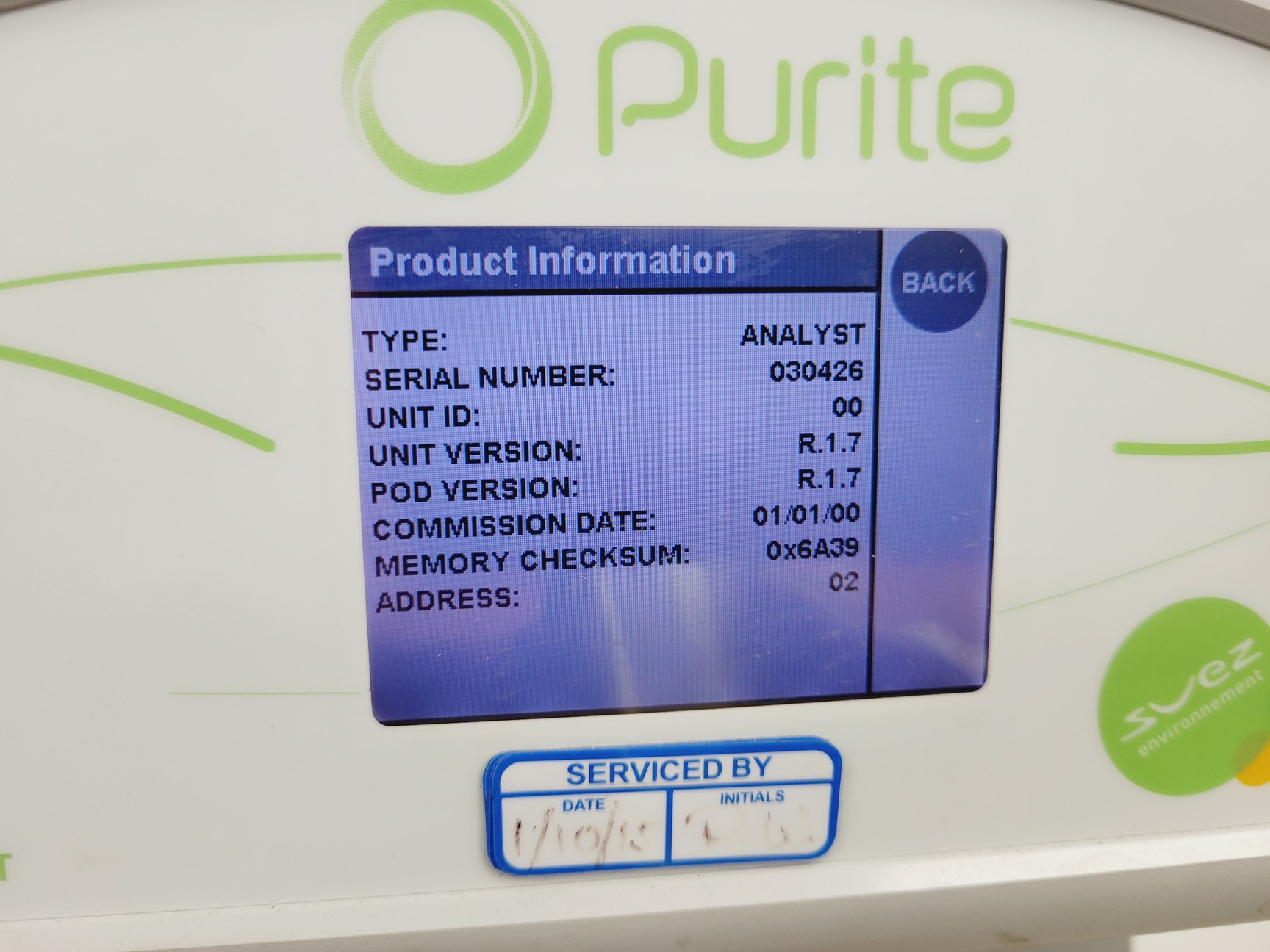 Image of Purite Select A40 IT Water Purification System  Type - L300105 Lab