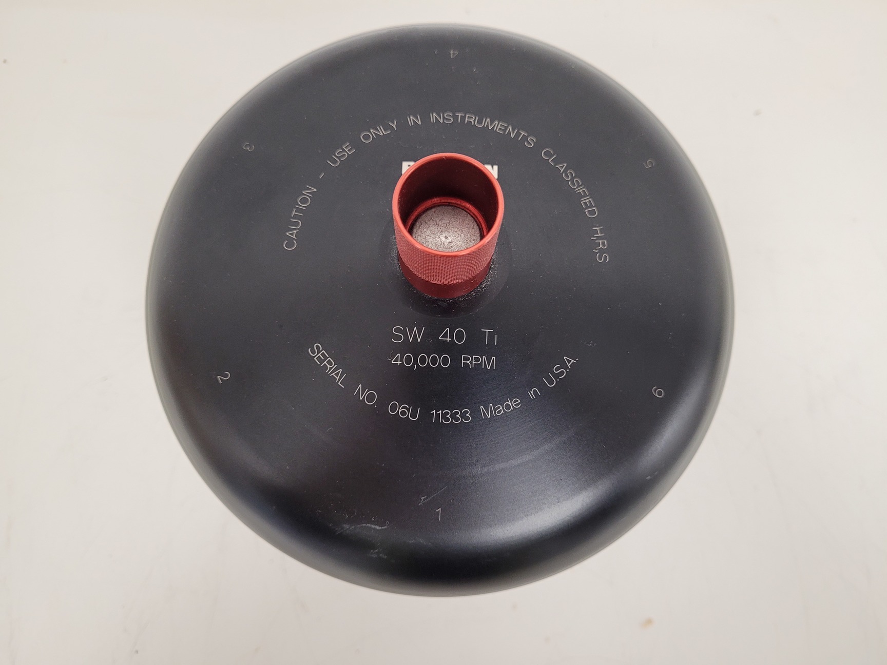 Image of Beckman Centrifuge Rotor  SW 40 T1 (No Tubes/Buckets) Lab