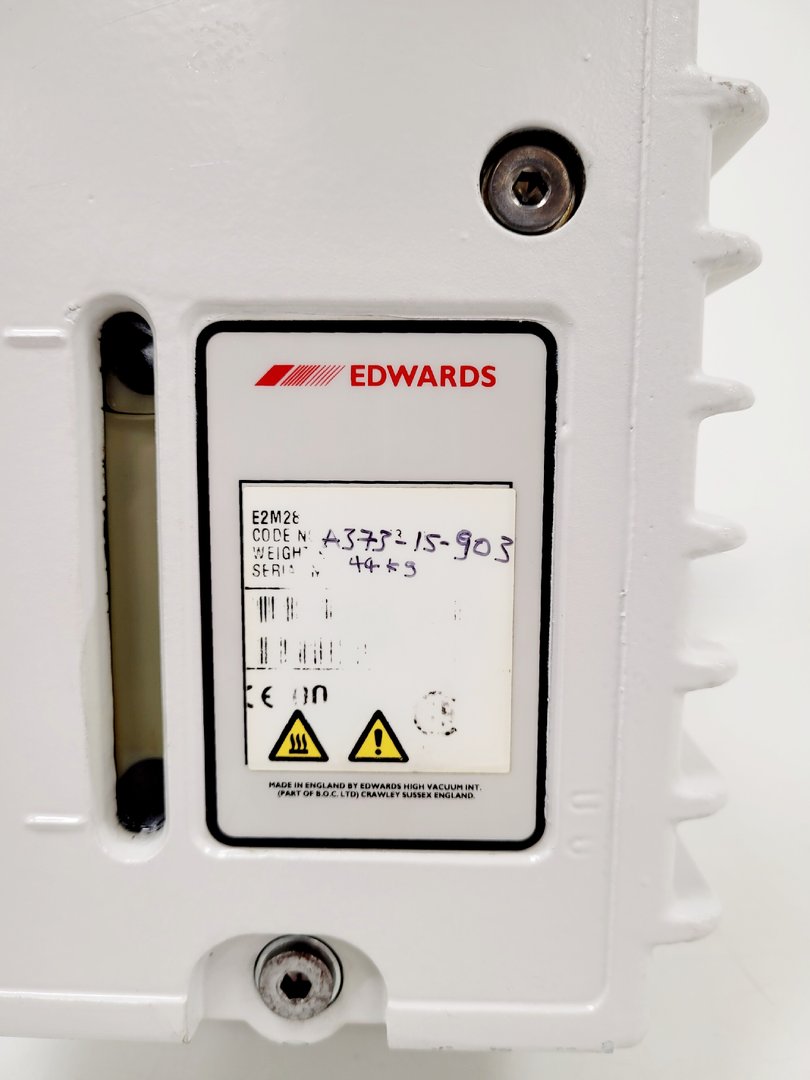 Image of Edwards 28 Two Stage Rotary Vane Vacuum Pump  Model - E2M28 Lab