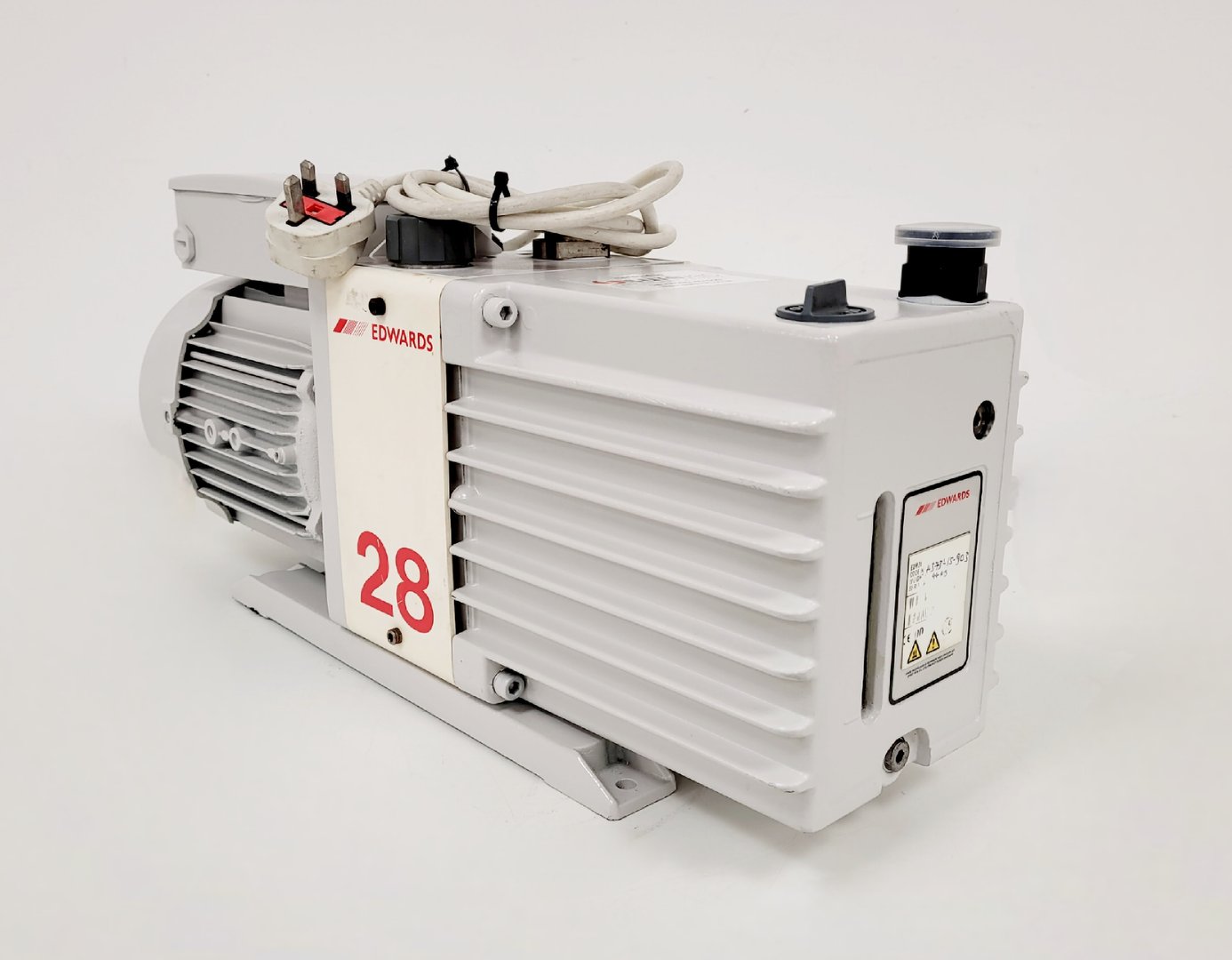 Image of Edwards 28 Two Stage Rotary Vane Vacuum Pump  Model - E2M28 Lab