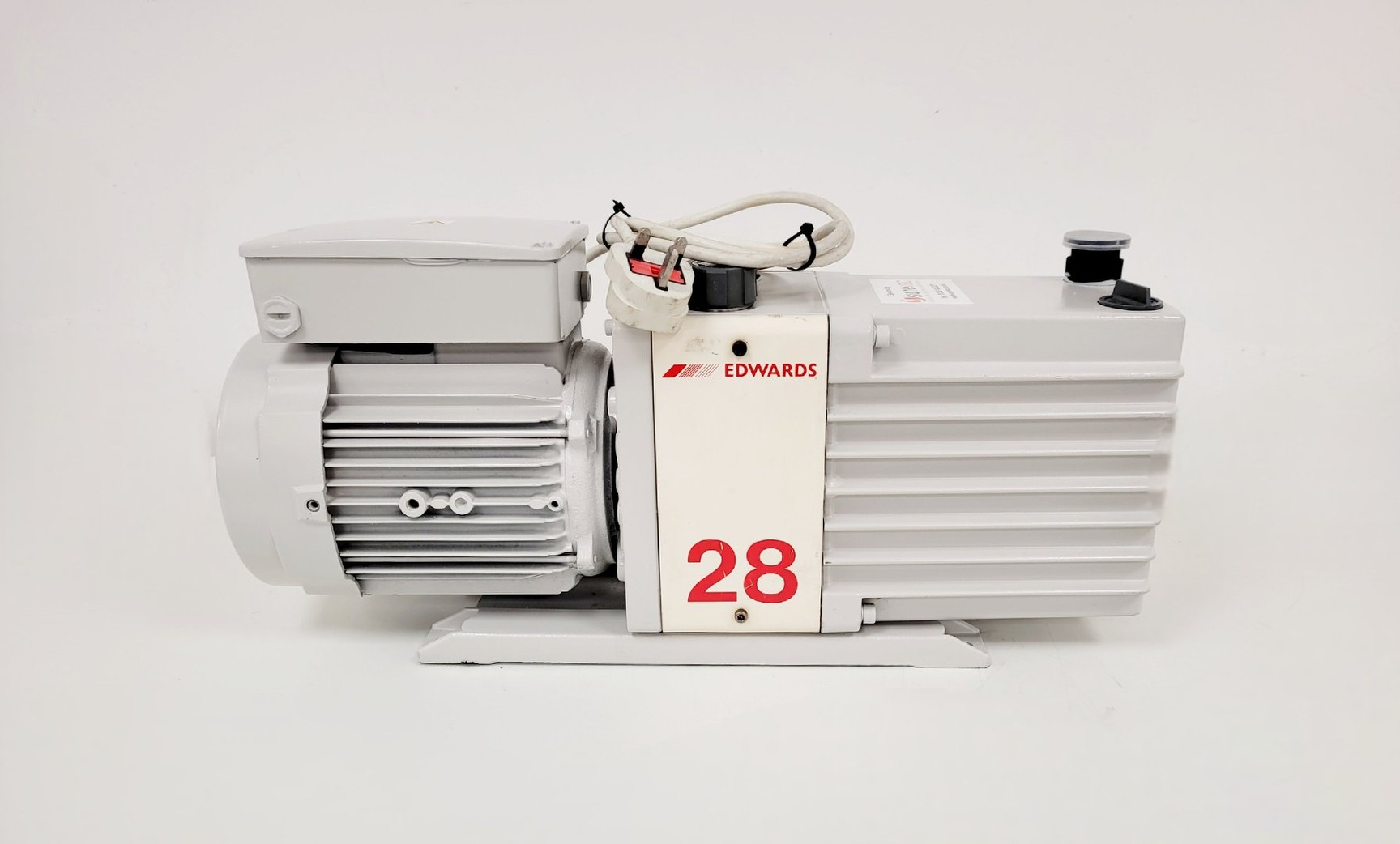 Image of Edwards 28 Two Stage Rotary Vane Vacuum Pump  Model - E2M28 Lab