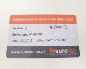 Thumbnail image of Edwards 28 Two Stage Rotary Vane Vacuum Pump  Model - E2M28 Lab