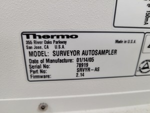 Thumbnail image of Thermo Scientific Surveyor HPLC System - PDA Detector, MS Pump & Autosampler Lab