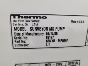 Thumbnail image of Thermo Scientific Surveyor HPLC System - PDA Detector, MS Pump & Autosampler Lab