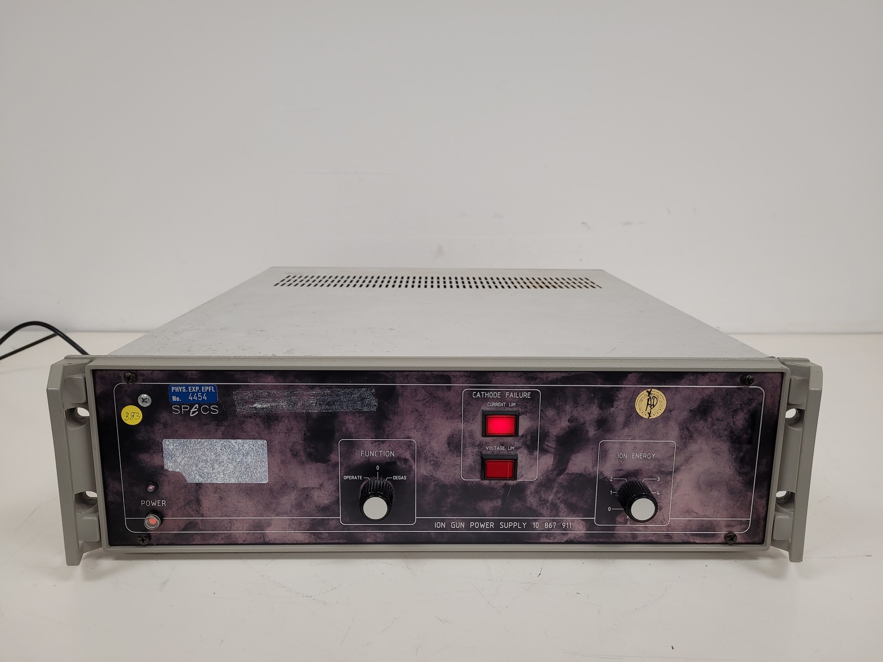 Image of Specs Ion Source Power Supply 10 867 911 Lab