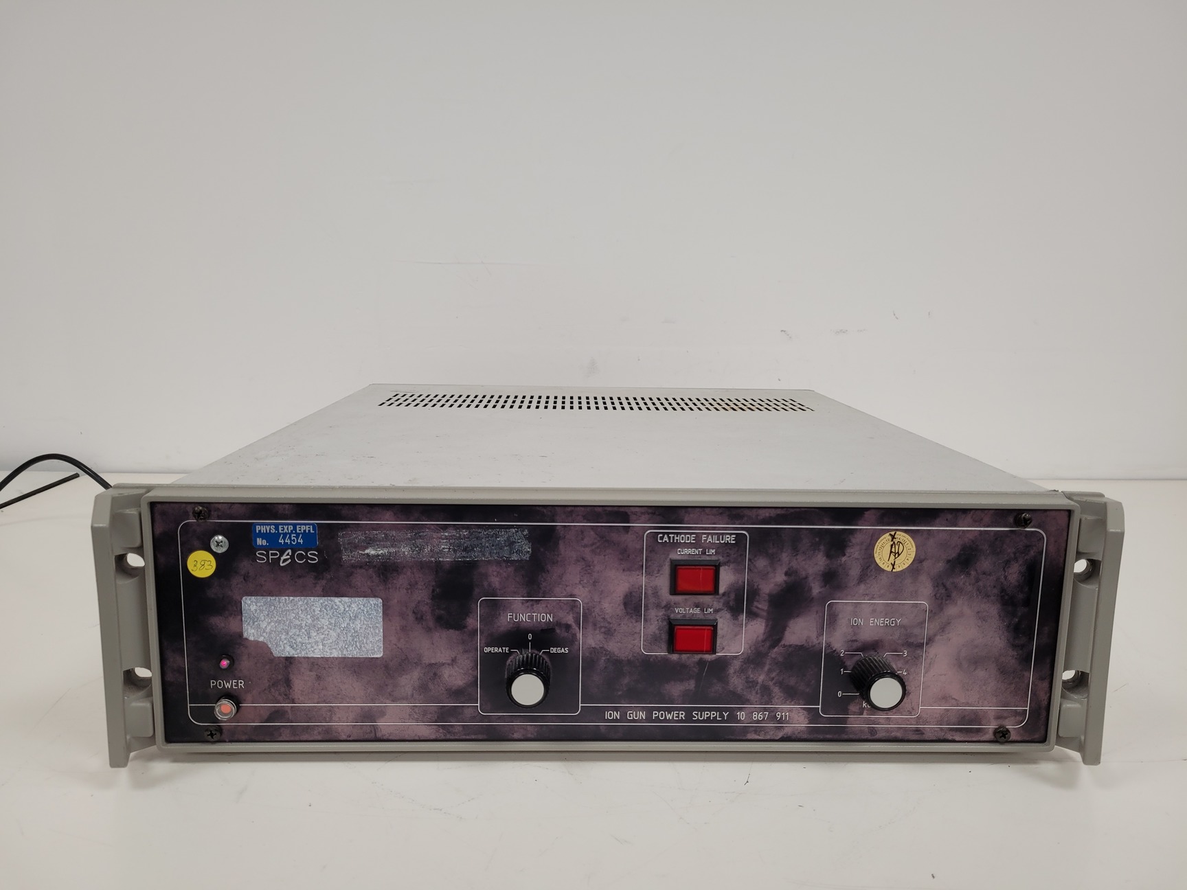 Image of Specs Ion Source Power Supply 10 867 911 Lab