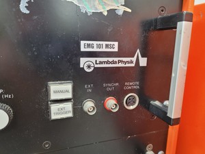 Thumbnail image of Lambda Physik Laser Type - EMG 201 MSC with Controller & PSU Lab