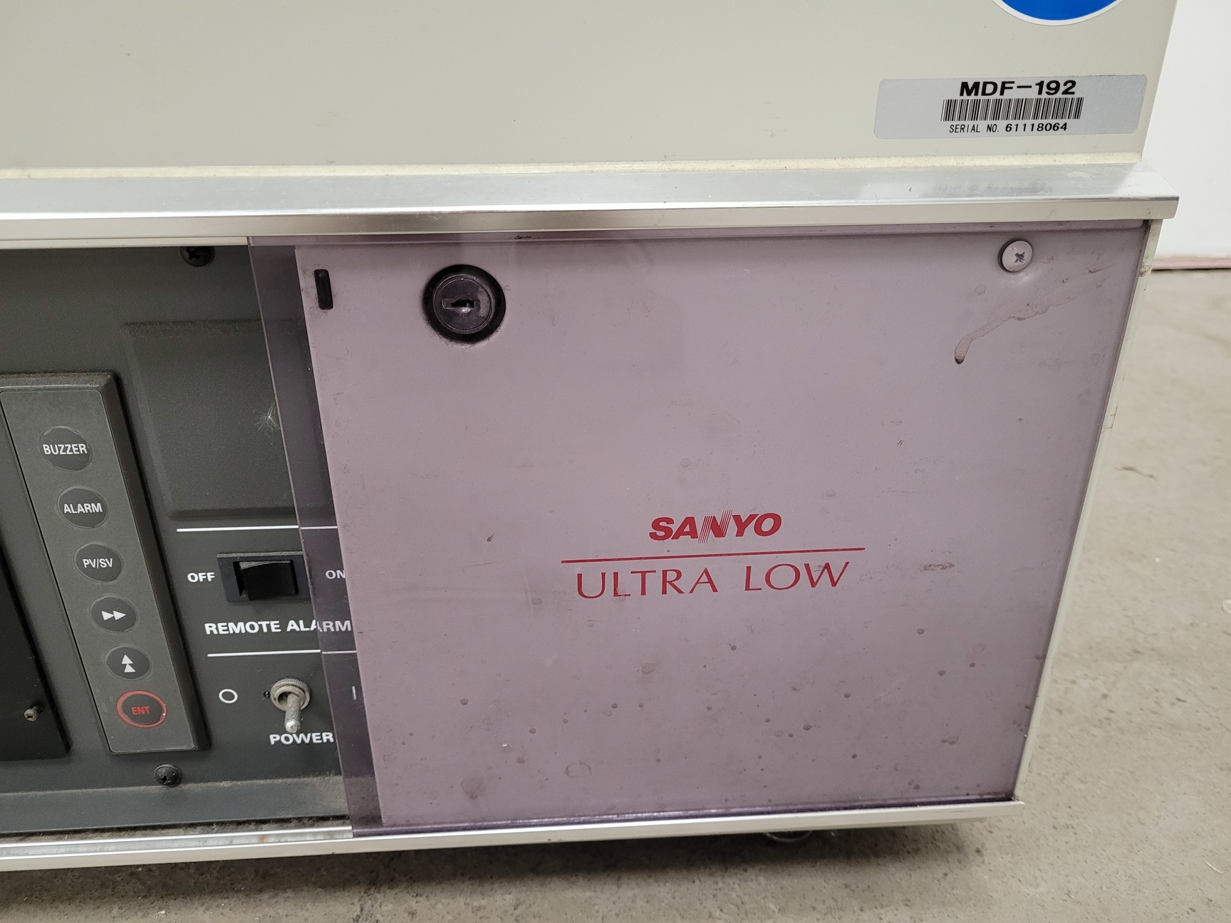 Image of Sanyo MDF-192 Ultra Low Temperature Freezer Lab - Spares/Repairs