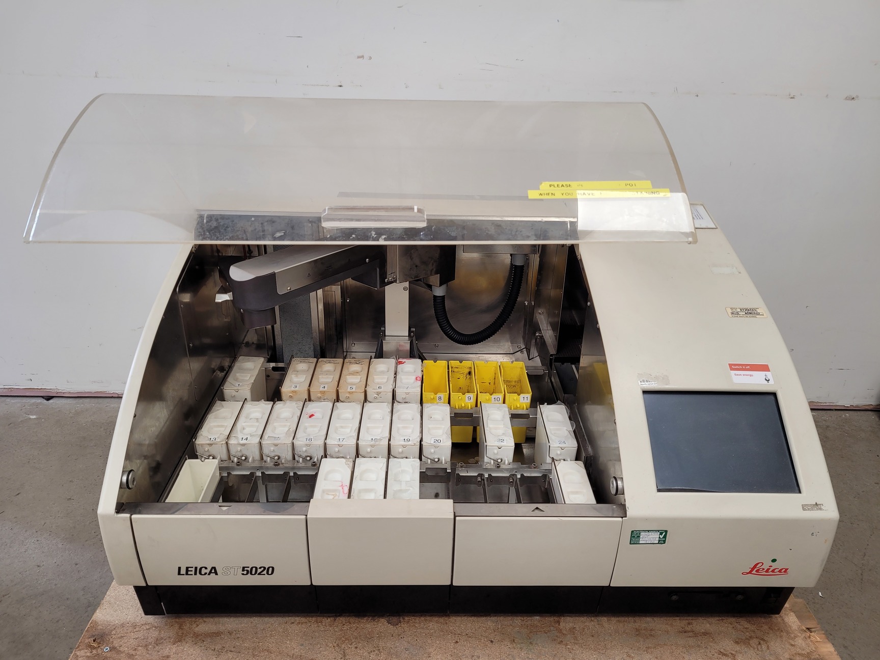 Image of Leica ST5020 Multistainer Slide Stainer Cat no. 047533623 Lab