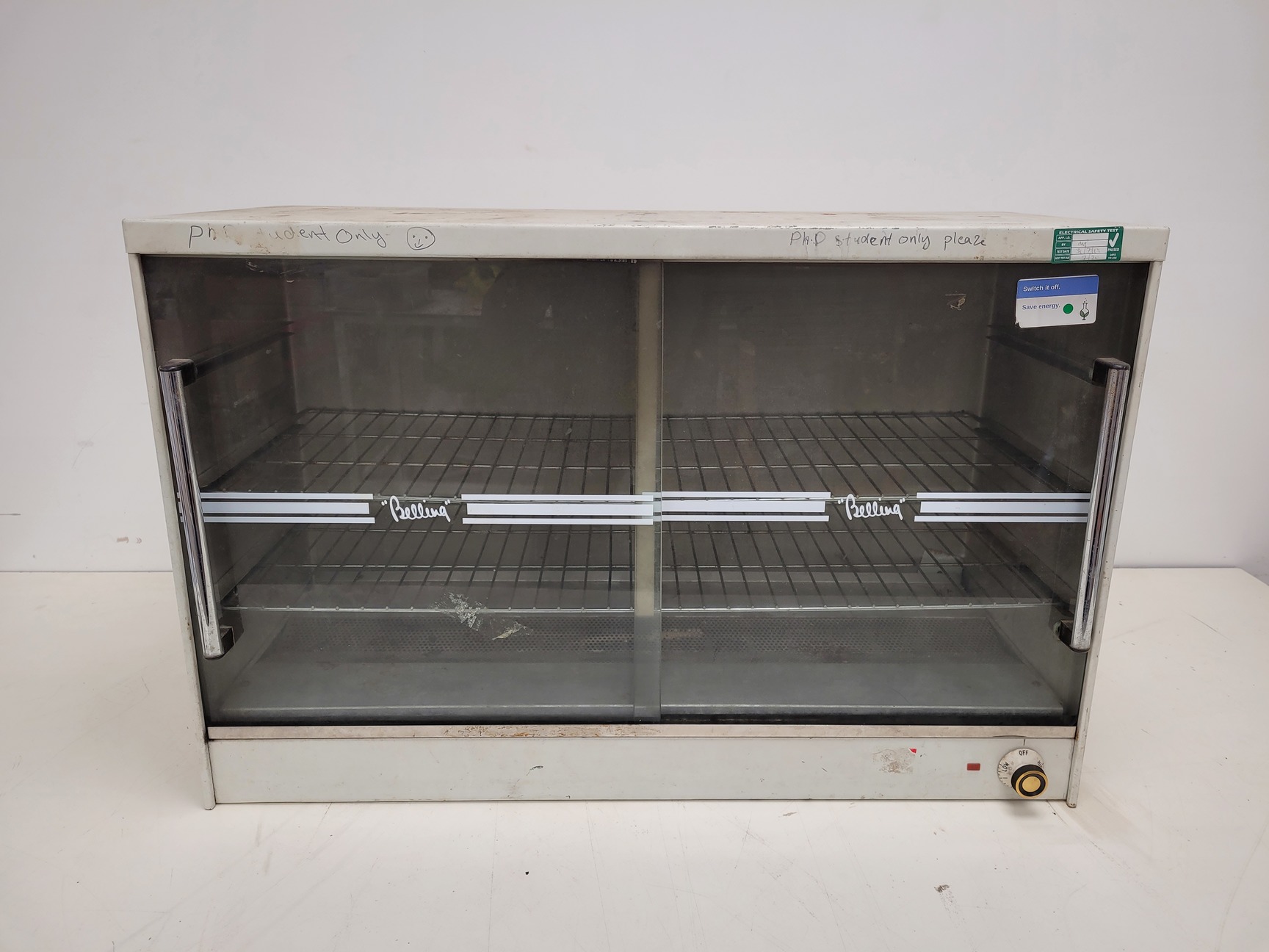 Image of Belling Laboratory Glassware Drying Warming Cabinet Lab